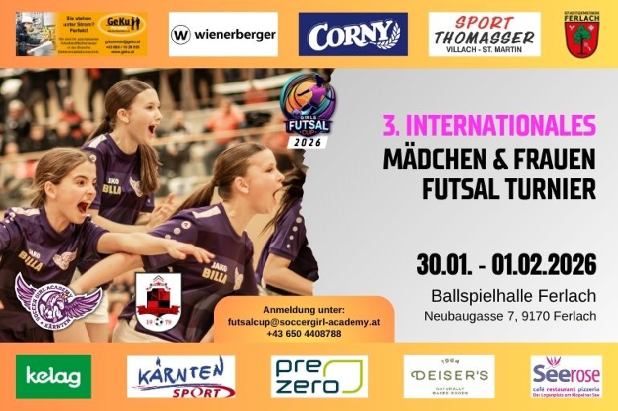 3. Internationalen Girls Futsal Cup 2026 einzuladen!